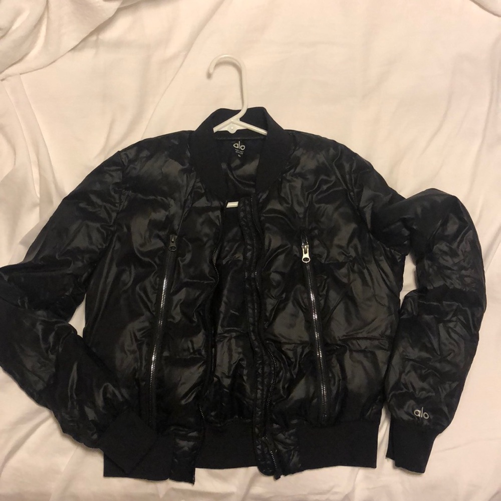 ALO bomber crop Jacket